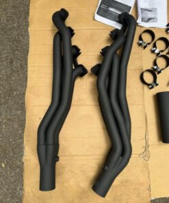 11-14 6.2L Ford Raptor Cerakoted Stainless Works Full Headers and Exhaust For Sale