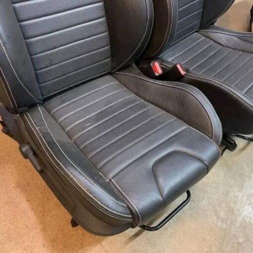13-14 Ford mustang Track Pack set of Recaro leather seats For Sale