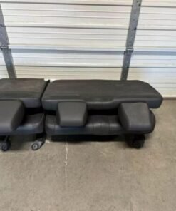 1999-2016 Ford Superduty f250 f350 black leather platinum rear seat For Sale