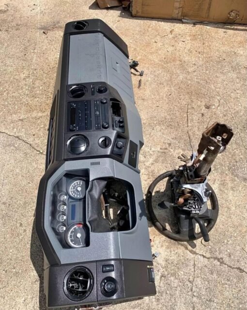 2011-16 F250 F350 Ford Superduty Dashboard with steering column