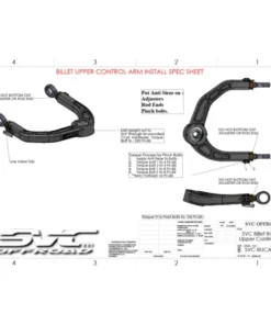 BRAND NEW 2010-2014 GEN 1 FORD RAPTOR BILLET UPPER CONTROL ARMS FOR SALE